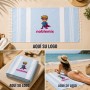Pareo toalla personalizado de algodón 2 en 1 con logotipo para empresas