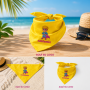 Pañuelo triangular personalizado con logotipo para eventos y empresas