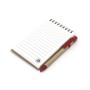 Libreta ecológica personalizada con bolígrafo reciclado y logotipo para empresas