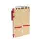 Libreta ecológica personalizada con bolígrafo reciclado y logotipo para empresas