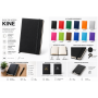 Libreta A6 personalizada con tapa rígida y cierre elástico para empresas