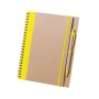 Libreta ecológica A5 personalizada con bolígrafo y logotipo para empresas