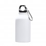 Botella de aluminio personalizada de 330 ml con mosquetón y logotipo para empresas