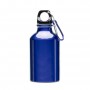 Botella de aluminio personalizada de 330 ml con mosquetón y logotipo para empresas