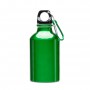 Botella de aluminio personalizada de 330 ml con mosquetón y logotipo para empresas