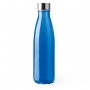 Botella de cristal personalizada de 650 ml con tapón de acero inoxidable para empresas