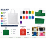 Bolsa Non Woven personalizada de 38 × 35 cm con asas cortas para empresas