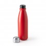 Bidón de aluminio personalizado de 550 ml con tapón antigoteo para empresas