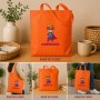 Bolsa Non Woven reutilizable personalizada de 80 g/m² con logotipo para empresas
