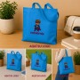 Bolsa Non Woven reutilizable personalizada de 80 g/m² con logotipo para empresas