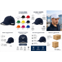 Gorra de algodón personalizada de 6 paneles con cierre ajustable para empresas