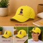 Gorra de algodón personalizada con frontal sin costura para empresas