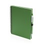 Libreta ecológica personalizada con bolígrafo y logotipo para empresas