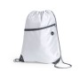 Mochila saco personalizada con bolsillo de cremallera y logotipo para empresas