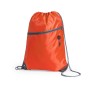 Mochila saco personalizada con bolsillo de cremallera y logotipo para empresas