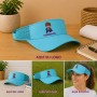 Visera deportiva personalizada con cierre ajustable para empresas y eventos