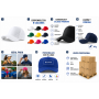 Gorra premium de algodón personalizada con cierre ajustable para empresas