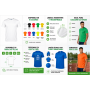 Camiseta técnica transpirable personalizada con logotipo para empresas y eventos