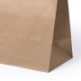 Bolsa de papel kraft personalizada con asas para take away y empresas