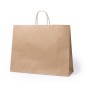 Bolsa de papel kraft extra grande personalizada con asas reforzadas para empresas