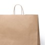 Bolsa de papel kraft extra grande personalizada con asas reforzadas para empresas