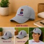 Gorra deportiva transpirable personalizada con logotipo para empresas y eventos