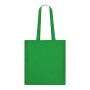 Bolsa de algodón ligera personalizada con asas largas y logotipo para empresas