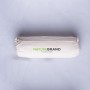 Estuche cilíndrico de algodón personalizado con cremallera y logotipo para empresas