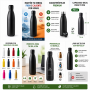 Botella térmica de acero inoxidable personalizada de 790 ml para empresas