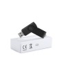 Memoria USB giratoria personalizada de 16 GB con clip metálico para empresas