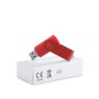 Memoria USB giratoria personalizada de 16 GB con clip metálico para empresas