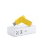 Memoria USB giratoria personalizada de 16 GB con clip metálico para empresas