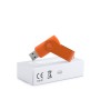 Memoria USB giratoria personalizada de 16 GB con clip metálico para empresas