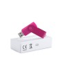 Memoria USB giratoria personalizada de 16 GB con clip metálico para empresas