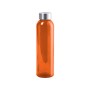 Botella de cristal personalizada de 500 ml con tapón de acero inoxidable para empresas