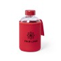 Bidón de cristal personalizado de 600 ml con funda y logotipo para empresas