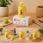 Bidón de cristal personalizado de 600 ml con funda y logotipo para empresas