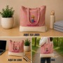 Bolsa de algodón reciclado con fuelle personalizada con logotipo para empresas
