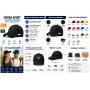 Gorra premium de algodón personalizada con cierre ajustable y logotipo para empresas