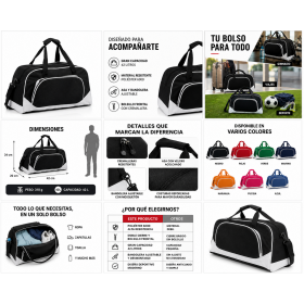 Bolsa deportiva personalizada de 42 litros con logotipo para empresas y equipos deportivos