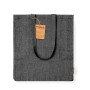Bolsa Tote de algodón reciclado ligera con fuelle personalizada para empresas