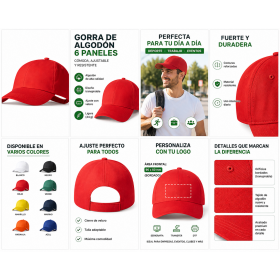 Gorra básica de algodón personalizada con cierre ajustable y logotipo para empresas