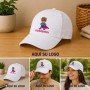 Gorra básica de algodón personalizada con cierre ajustable y logotipo para empresas