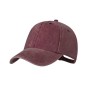 Gorra de algodón efecto lavado personalizada con hebilla metálica para empresas