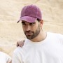 Gorra de algodón efecto lavado personalizada con hebilla metálica para empresas