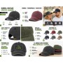 Gorra de algodón efecto lavado personalizada con hebilla metálica para empresas