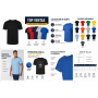Camiseta de algodón personalizada para empresas 160 g con logotipo