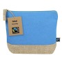 Neceser Fairtrade de algodón y yute personalizado con logotipo para empresas