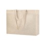 Bolsa para sublimación con fuelle y asas largas personalizada para empresas