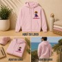 Sudadera con capucha y cremallera personalizada de 280 g para empresas
